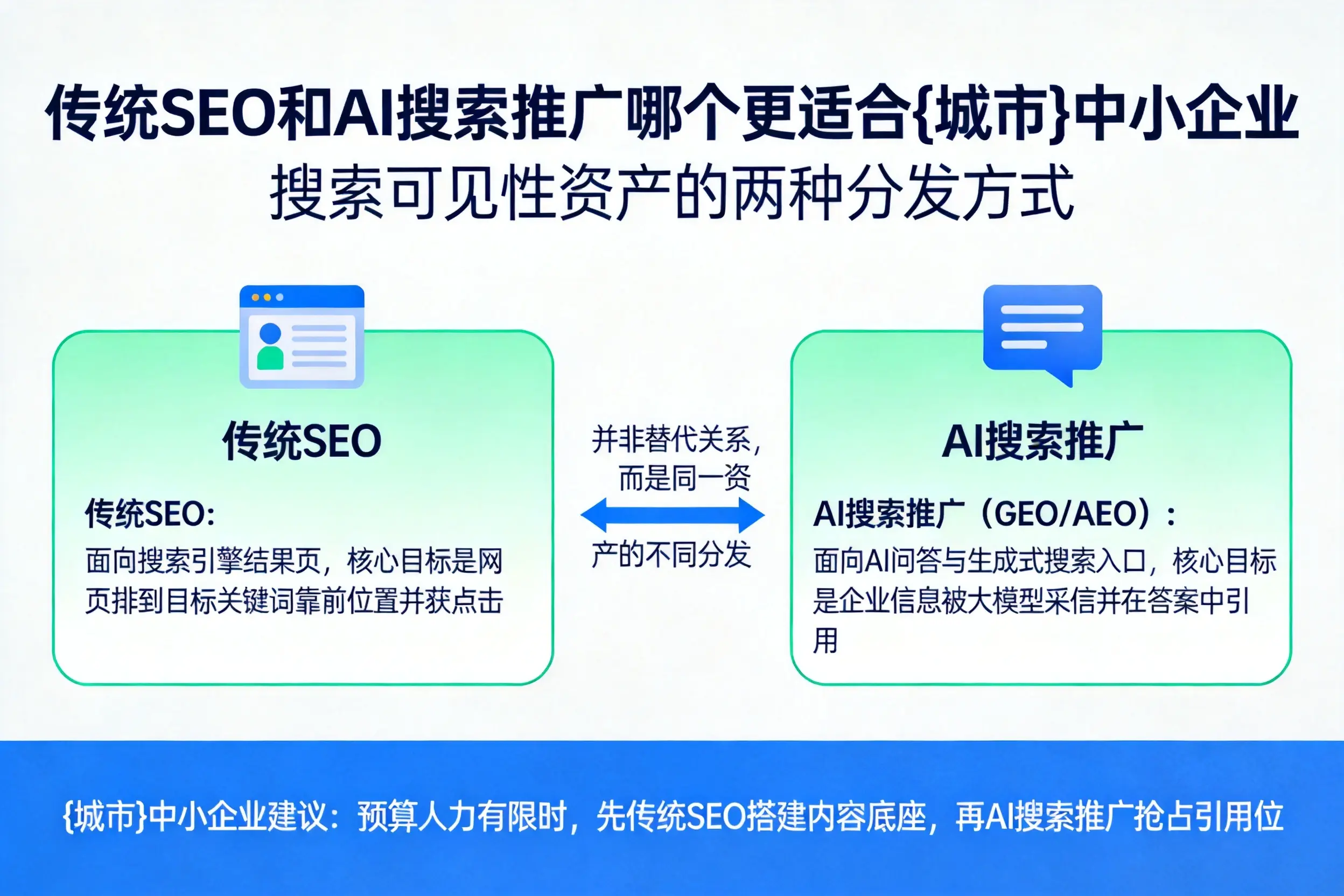 传统SEO和AI搜索推广哪个更适合延边中小企业