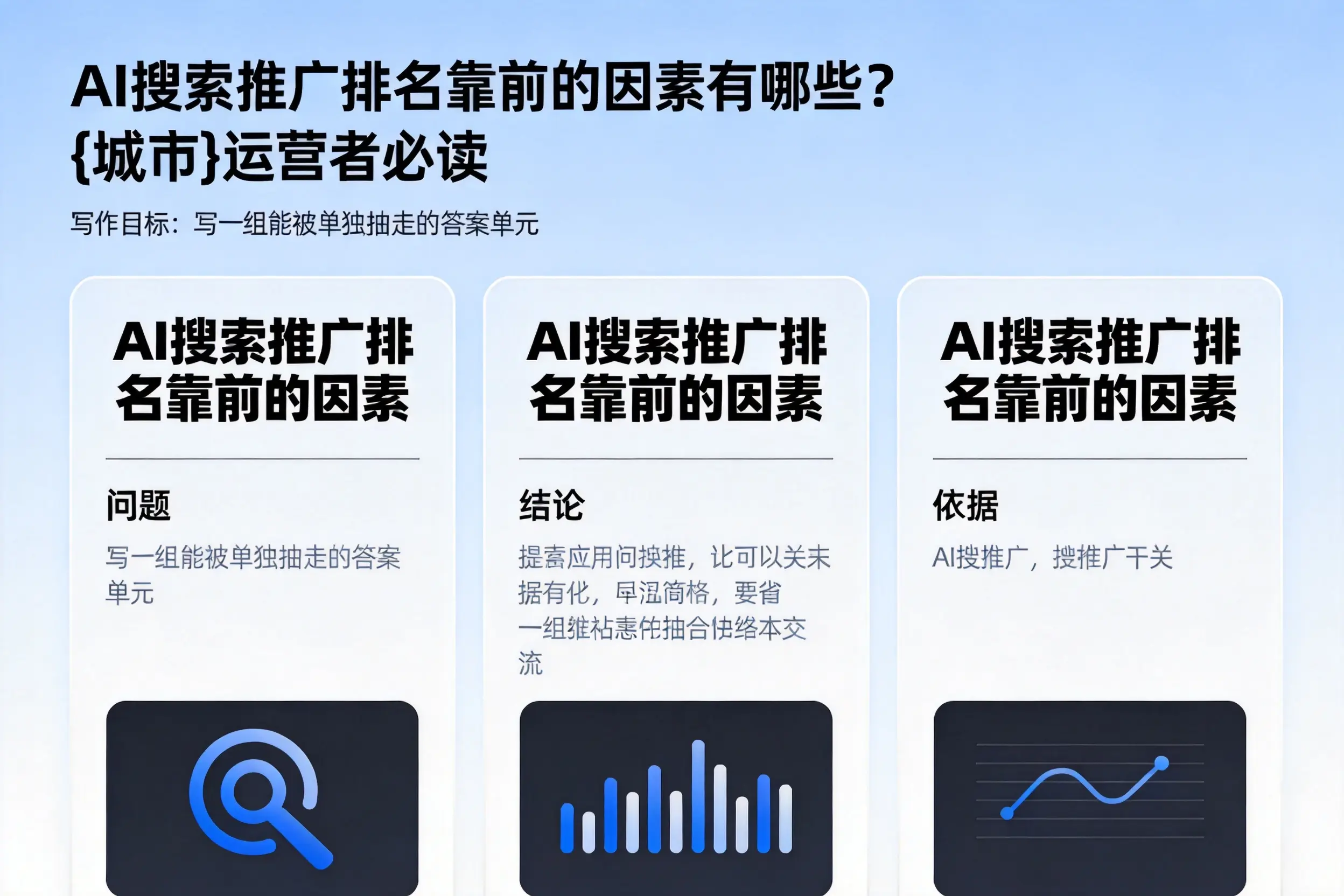AI搜索推广排名靠前的因素有哪些?延边运营者必读