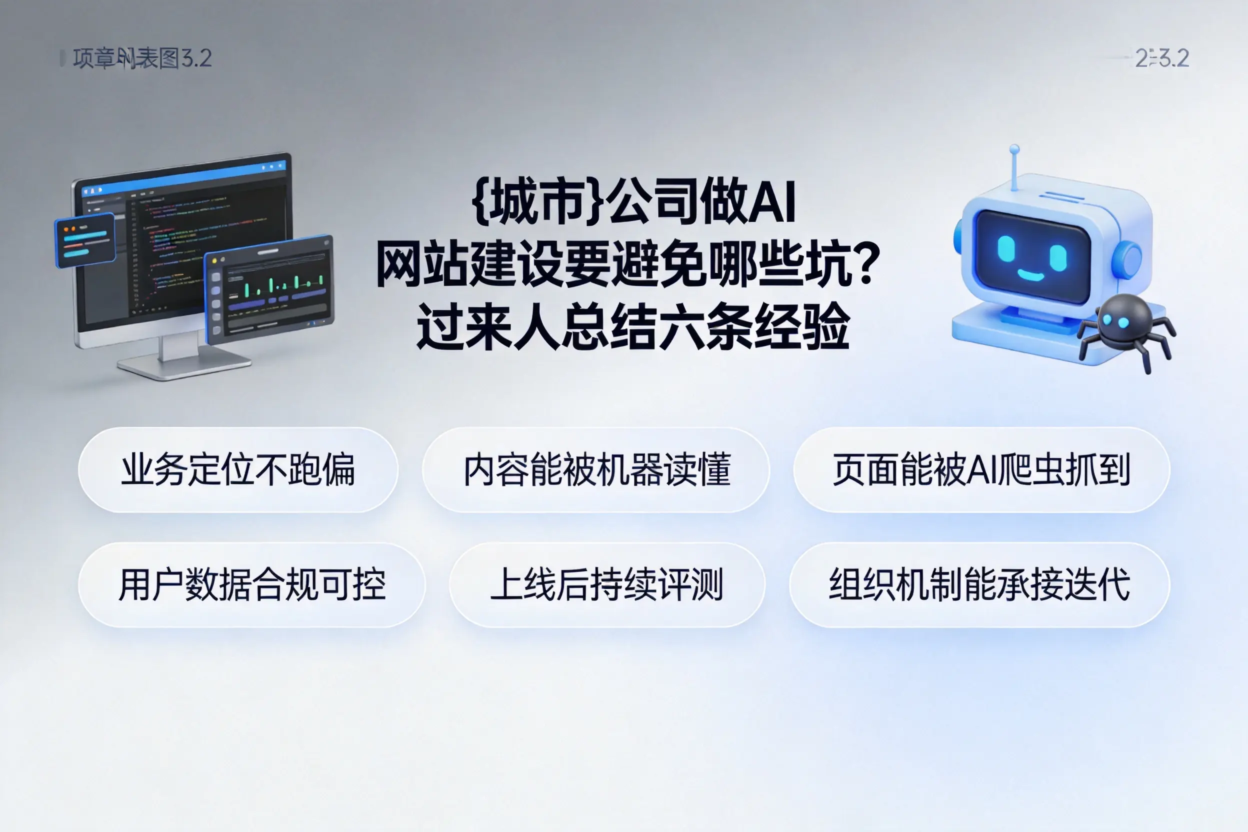 延边公司做AI网站建设要避免哪些坑?过来人总结六条经验