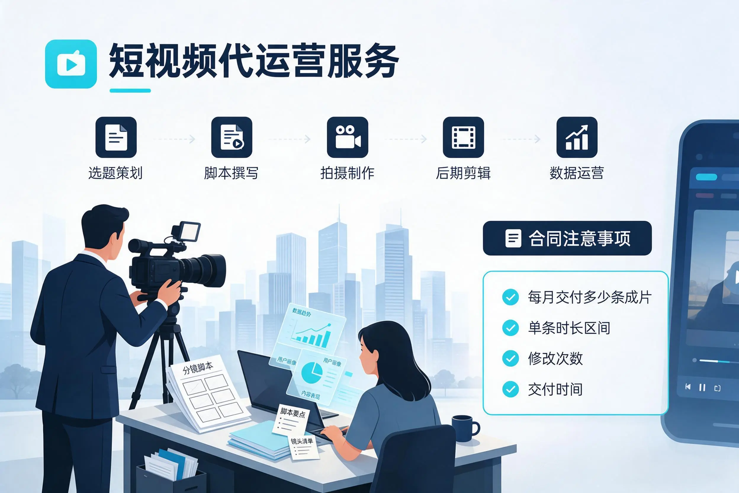 短视频代运营包含哪些服务？延边企业常见问题科普
