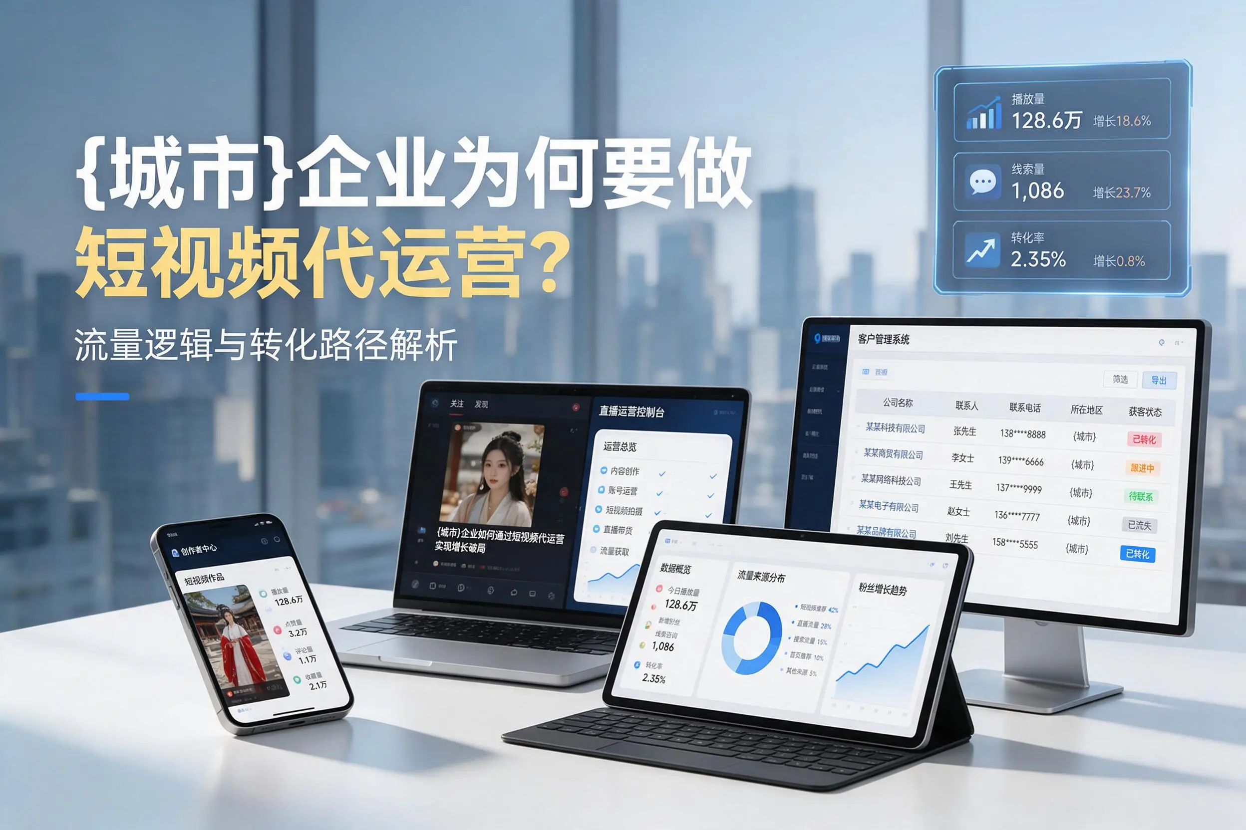 延边企业为何要做短视频代运营？流量逻辑与转化路径解析
