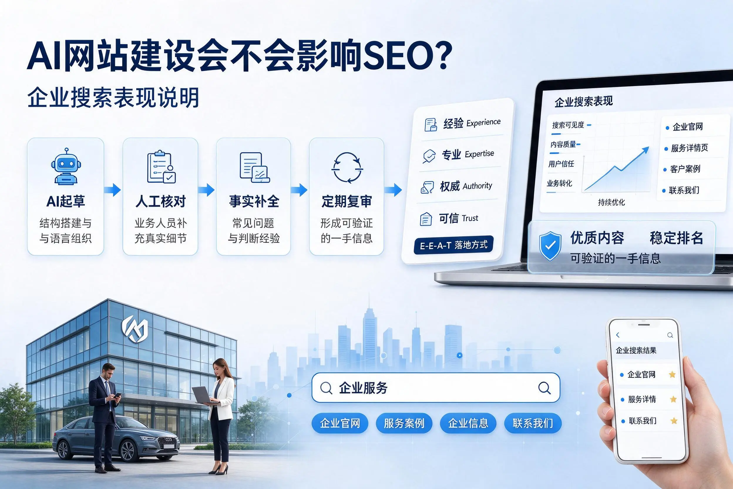 AI网站建设会不会影响SEO？延边企业搜索表现说明