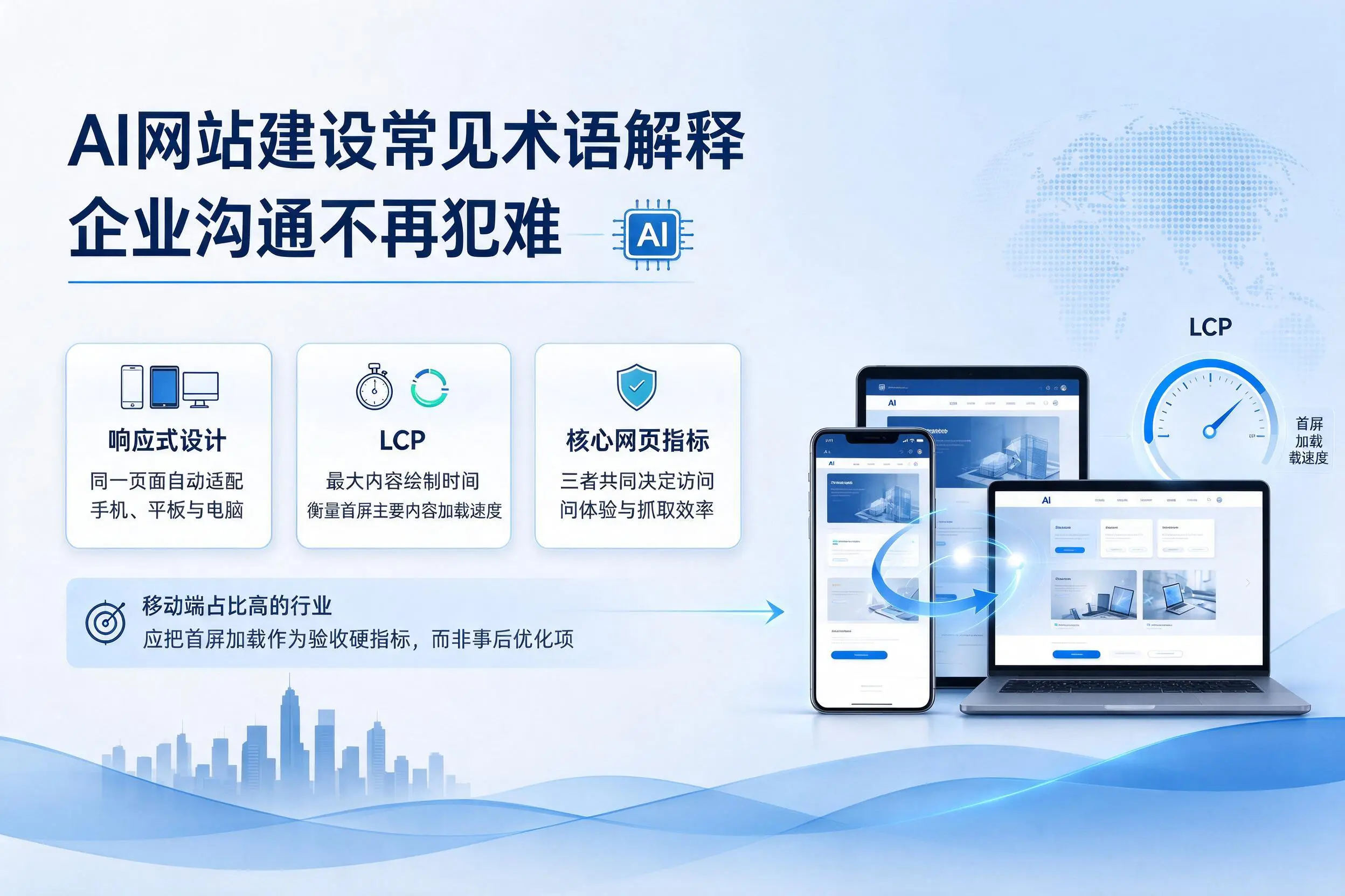 AI网站建设常见术语解释,延边企业沟通不再犯难