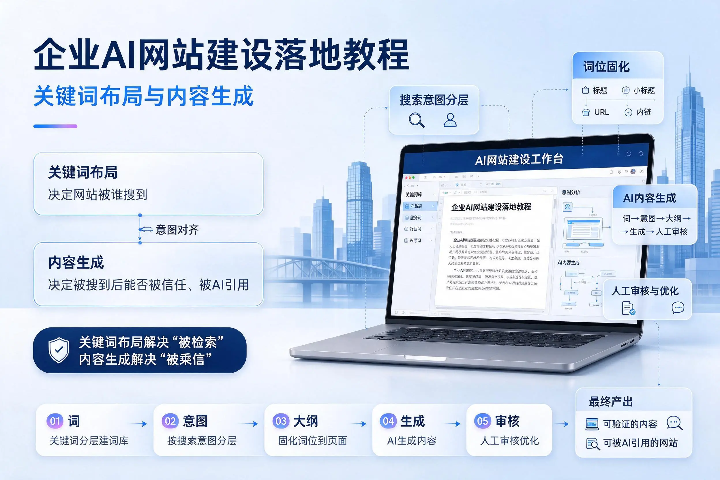 延边企业AI网站建设落地教程：关键词布局与内容生成